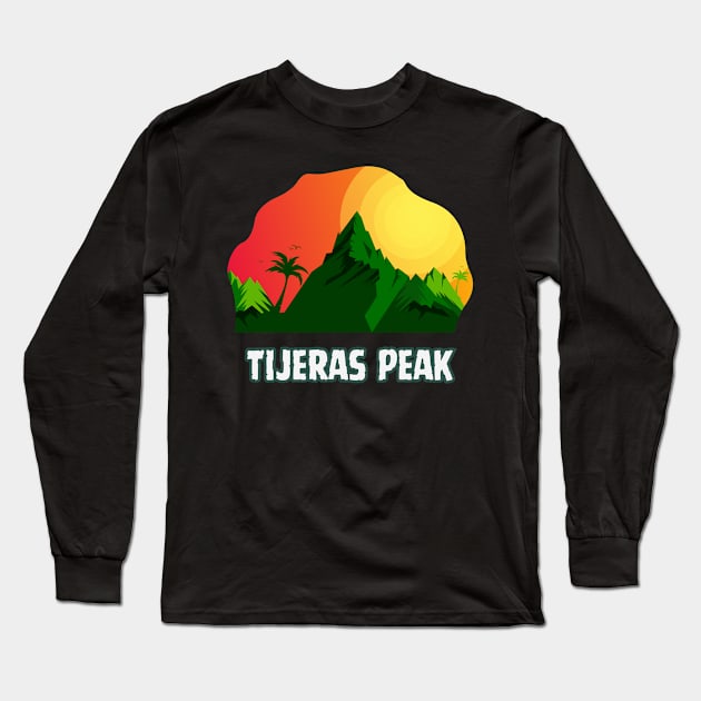 Tijeras Peak Long Sleeve T-Shirt by Canada Cities